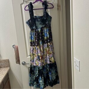 Free People Blue Belle Maxi Dress Size Xl